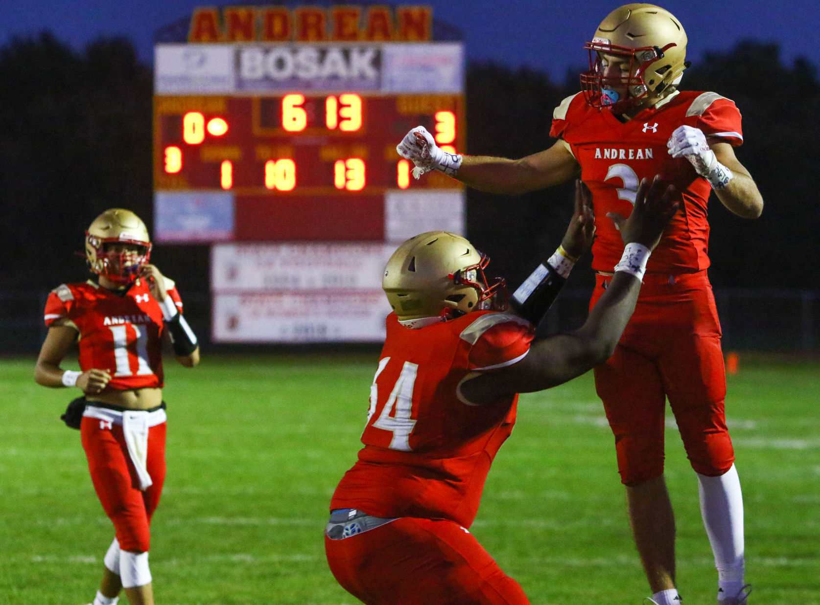 Highland at Andrean football